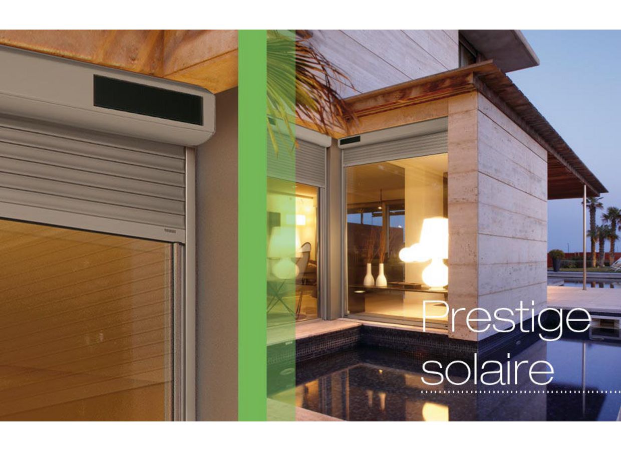 Volet roulant sur mesure solaire