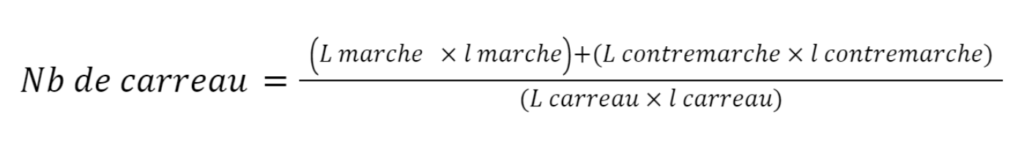 Calculer le nombre de carreaux nécessaires