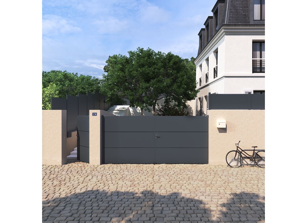 Portillon Vinicius aluminium sur mesure | Lapeyre