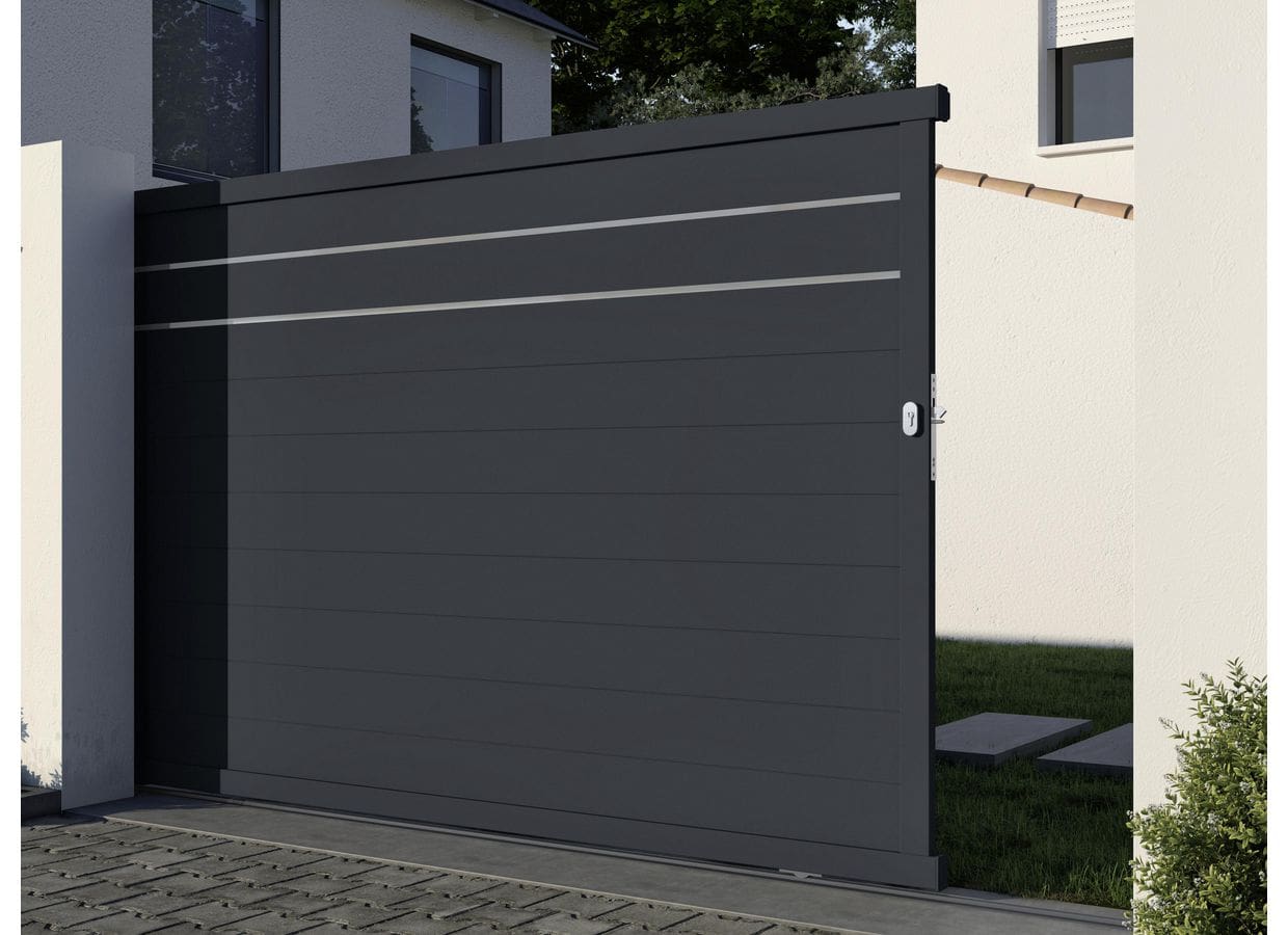 Portillon aluminium Aoste sur mesure-Lapeyre