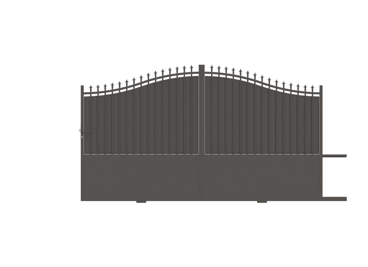 Portail coulissant Vangelys à option - Lapeyre