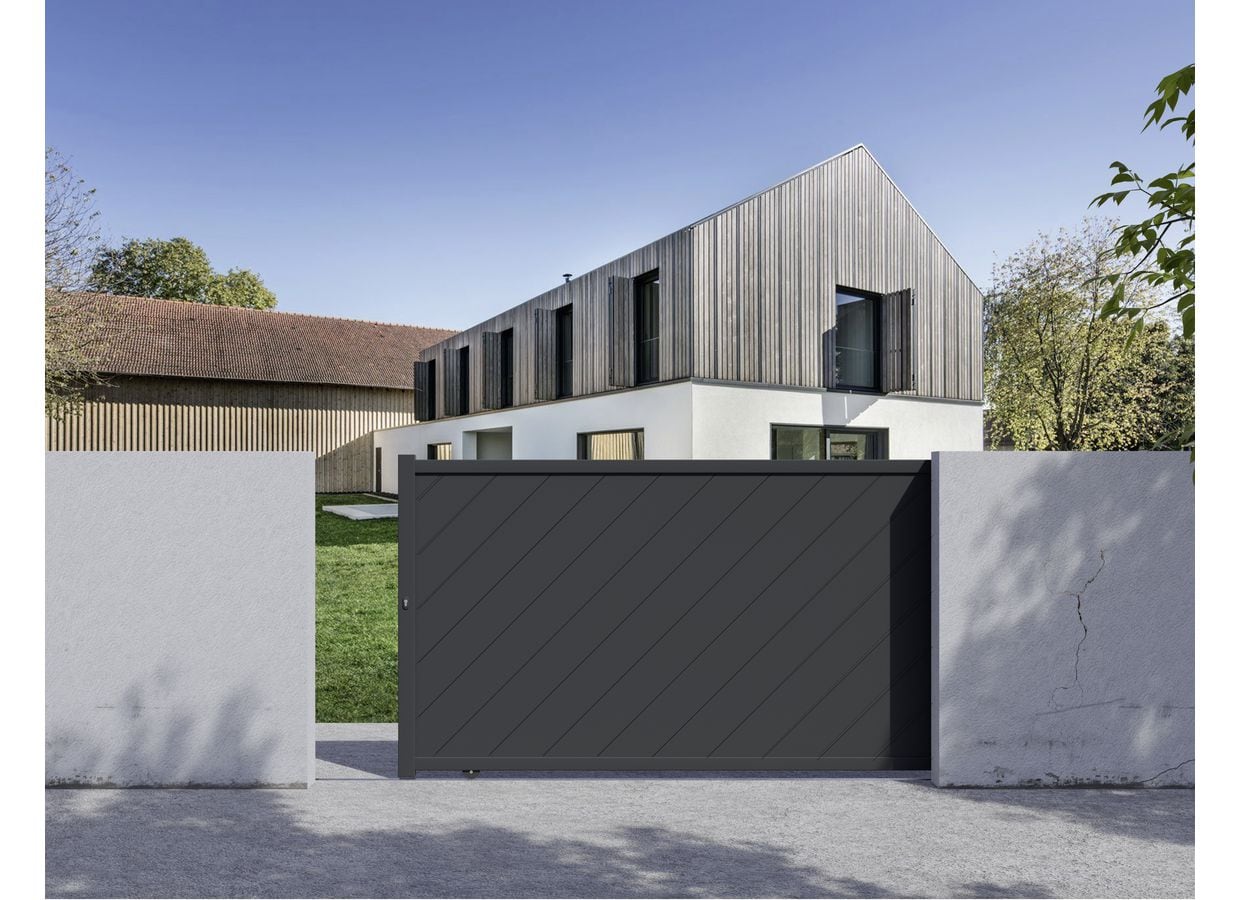 Portail coulissant Aluminium Sibari sur mesure | Lapeyre