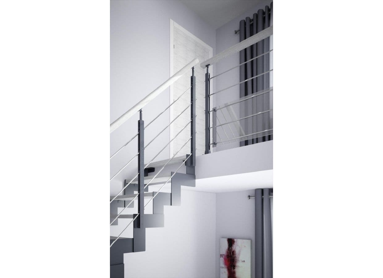 Balustrade en aluminium Epure - Escaliers