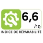 Indice de réparabilité : 6,6