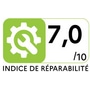 Indice de réparabilité : 7