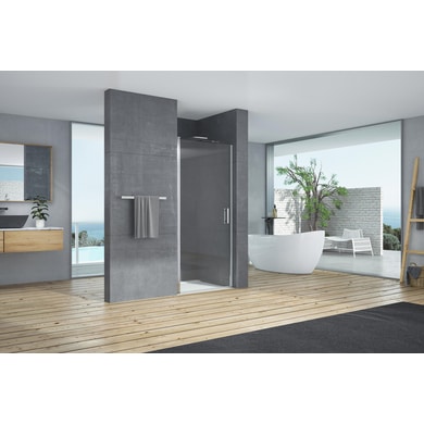 Porte de douche pivotante MARILOU profilé aluminium