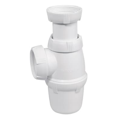 Siphon evier PVC Reglable D40