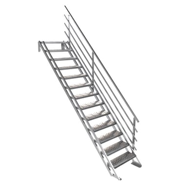 Rampe New York pour escalier extérieur grande hauteur