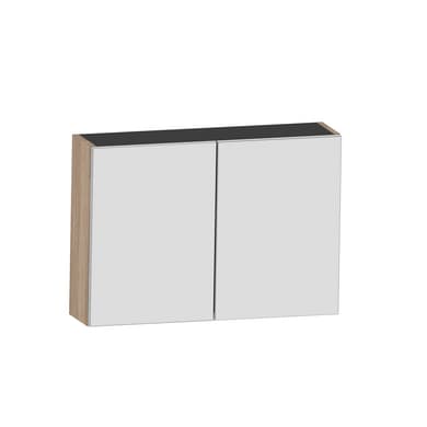 Armoire de toilette INFINY 2 portes miroir