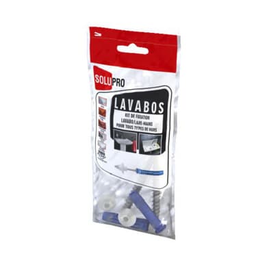 Kit de fixation pour lavabo et lave-main