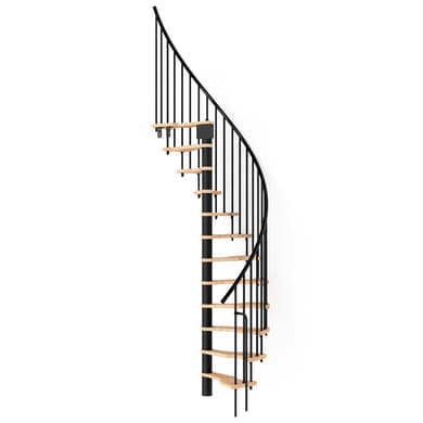 Escalier gain de place spiral 180