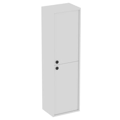 Colonne 2 portes FRANN blanc mat L.40 H.140 P.30 réversible