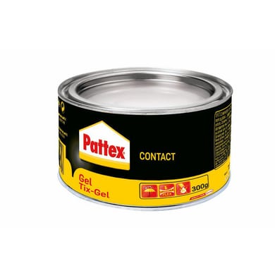 Pattex Contact Gel Colle Néoprène pour Chants de Plans de Travail 300g