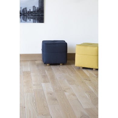 Parquet massif LYSS chêne blanc aspect bois brut 2.16 M2