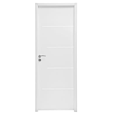 Bloc-porte TREVISE laqué blanc huisserie 72