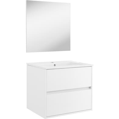 Pack nika blanc l.61 + miroir