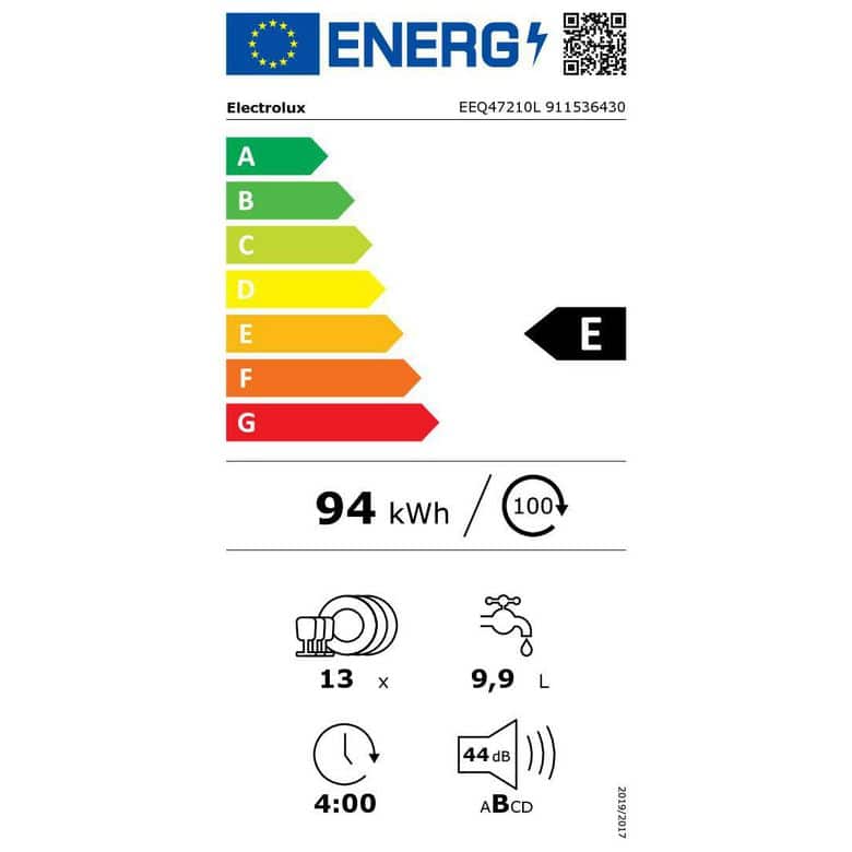 Lave-vaisselle full intégrable ELECTROLUX 45 dB L.60 cm - Cuisine - Lapeyre