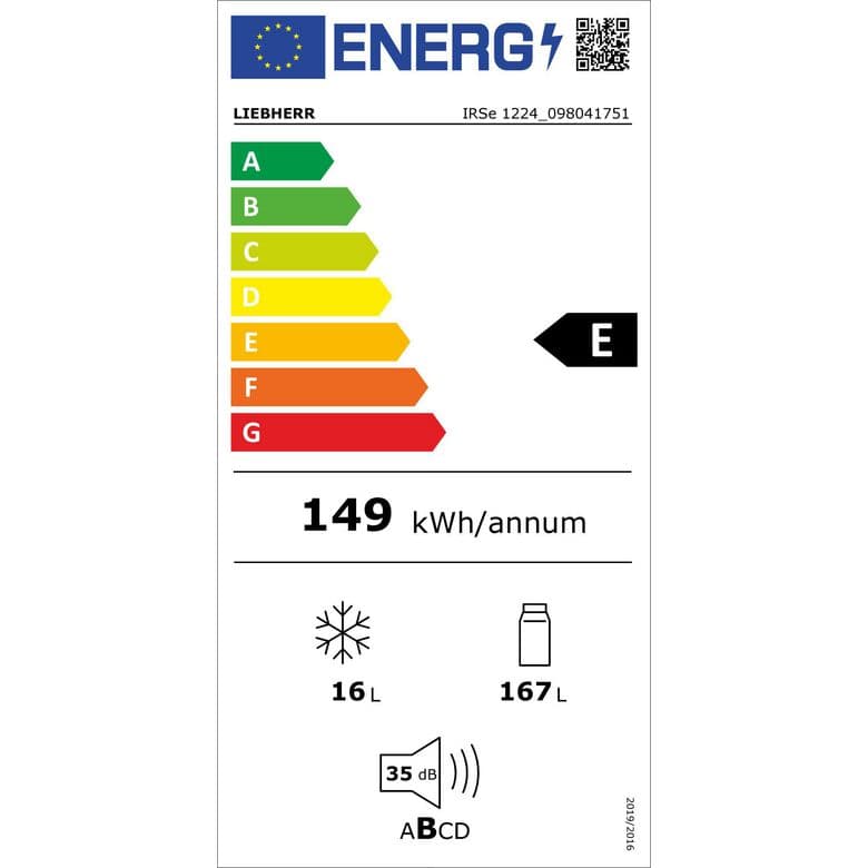 Réfrigérateur intégrable monoporte LIEBHERR 183L - Cuisine - Lapeyre