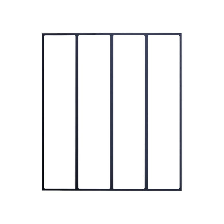 Verrière d'atelier fixe à assembler - Portes