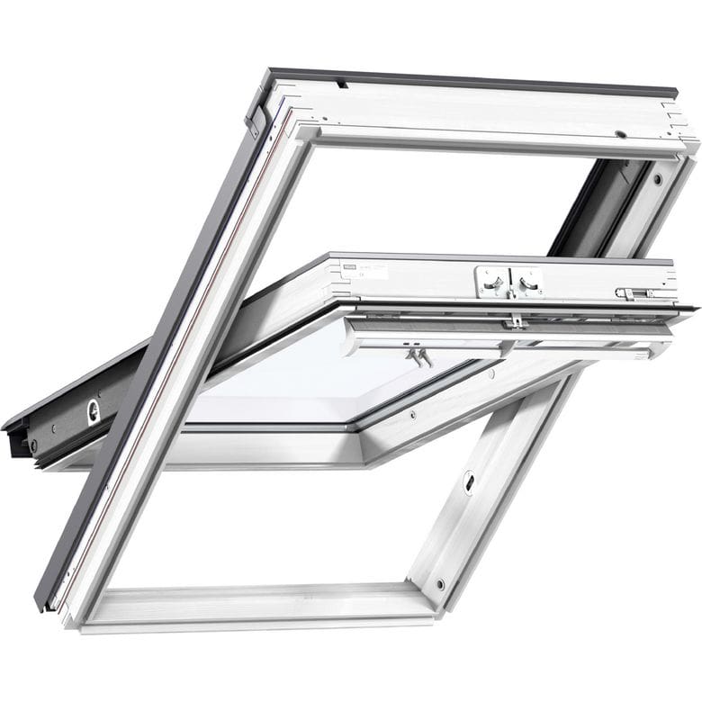 Fenêtre de toit Velux GGL bois blanc - Lapeyre