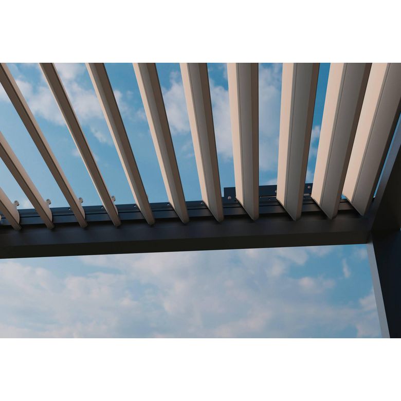 Pergola murale aluminium Athénaïs | Lapeyre