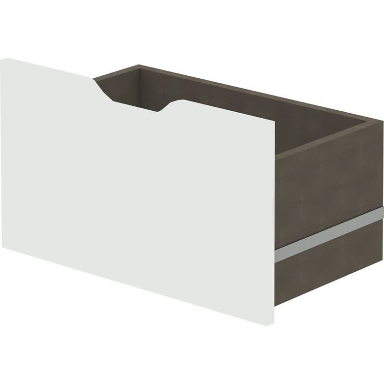 Tiroir façade bois H.31.6 cm pour pièces à vivre ESPACE - Rangements