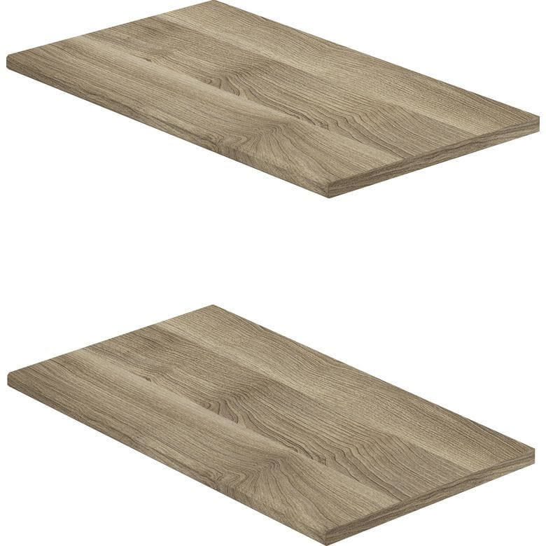 Lot de 2 tablettes mobiles droites P35 pour Pièce à vivre ESPACE - Rangements - Lapeyre