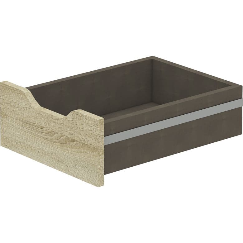 Tiroir façade bois H.15.6 cm pour Dressing Espace - Rangements