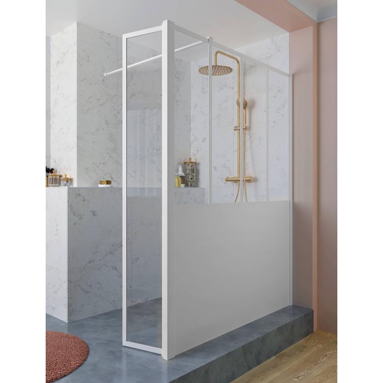 Paroi de douche LINE PRESTIGE style atelier - Lapeyre