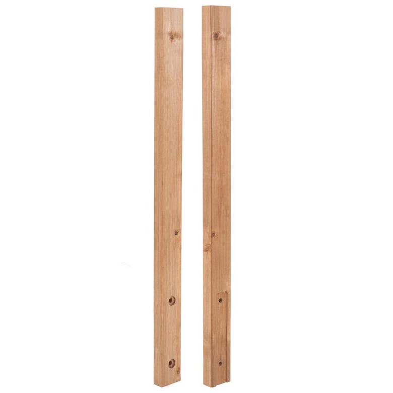 2 demi poteaux 960 mm pour balustrade Moka -Lapeyre