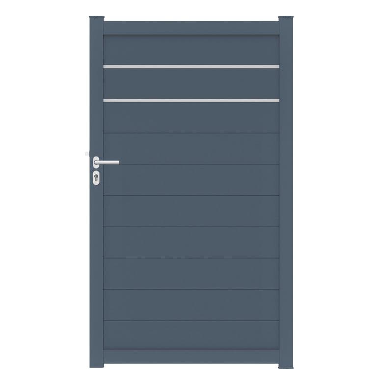 Portillon aluminium Aoste sur mesure-Lapeyre