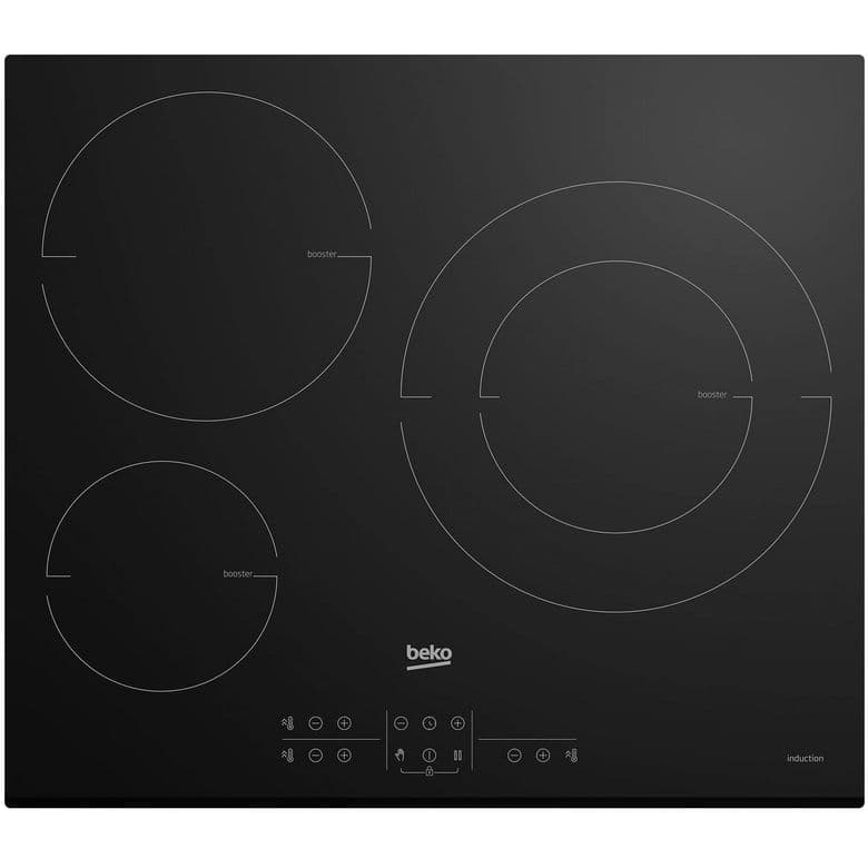 Table de cuisson induction 3 foyers - Lapeyre