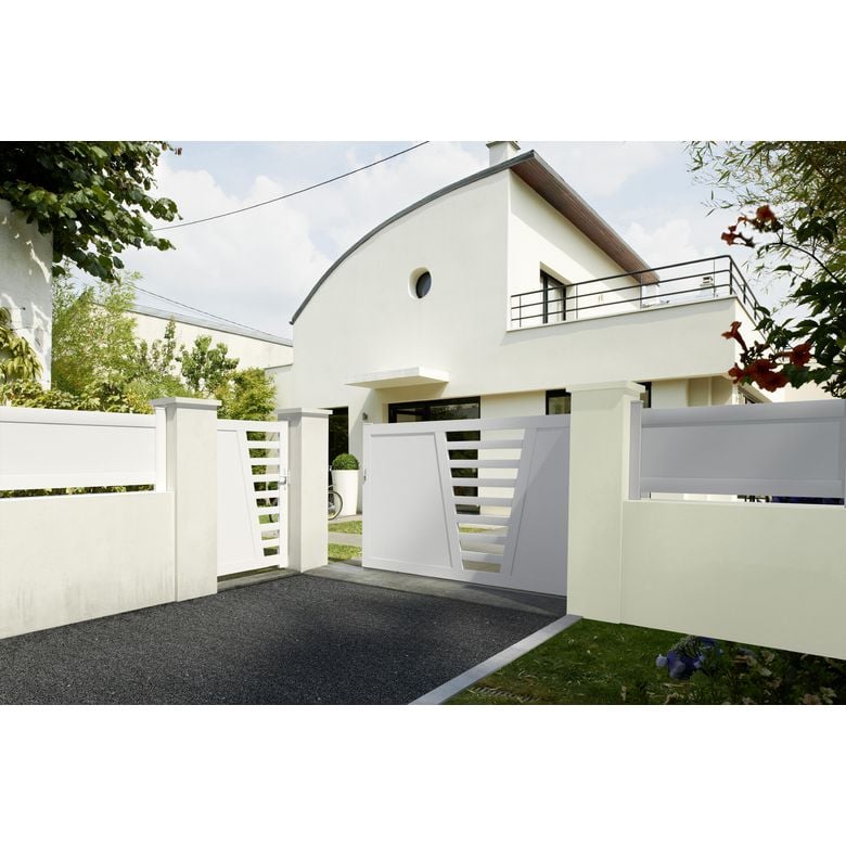 Portail battant PVC Carnac sur mesure | Lapeyre