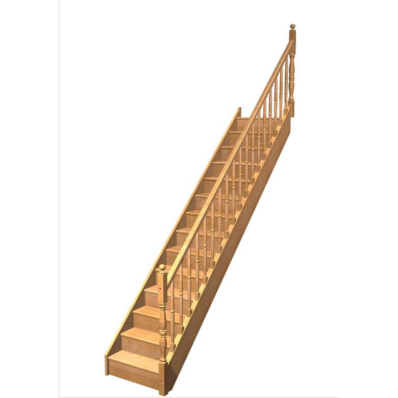 Escalier Faubourg droit rampe Antique | Lapeyre