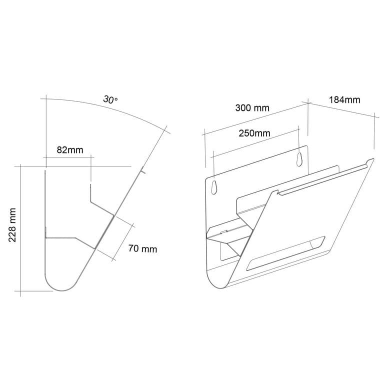 AMENAGEMENT PORTE - 2 ETAGERES GRIS L.20-Lapeyre