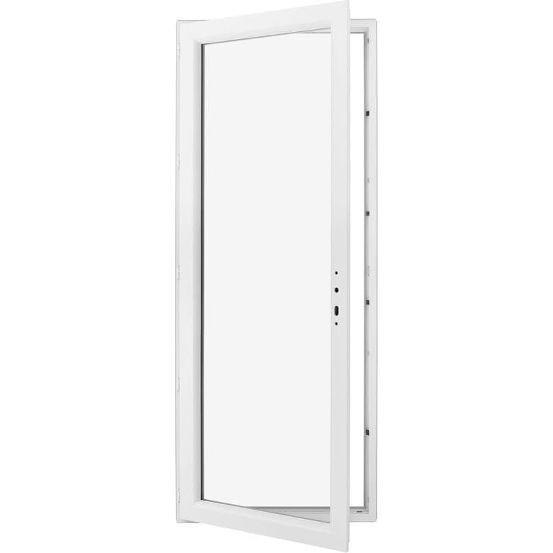 Porte-fenêtre Pria PVC 1 vantail à clé sans soubassement-Lapeyre