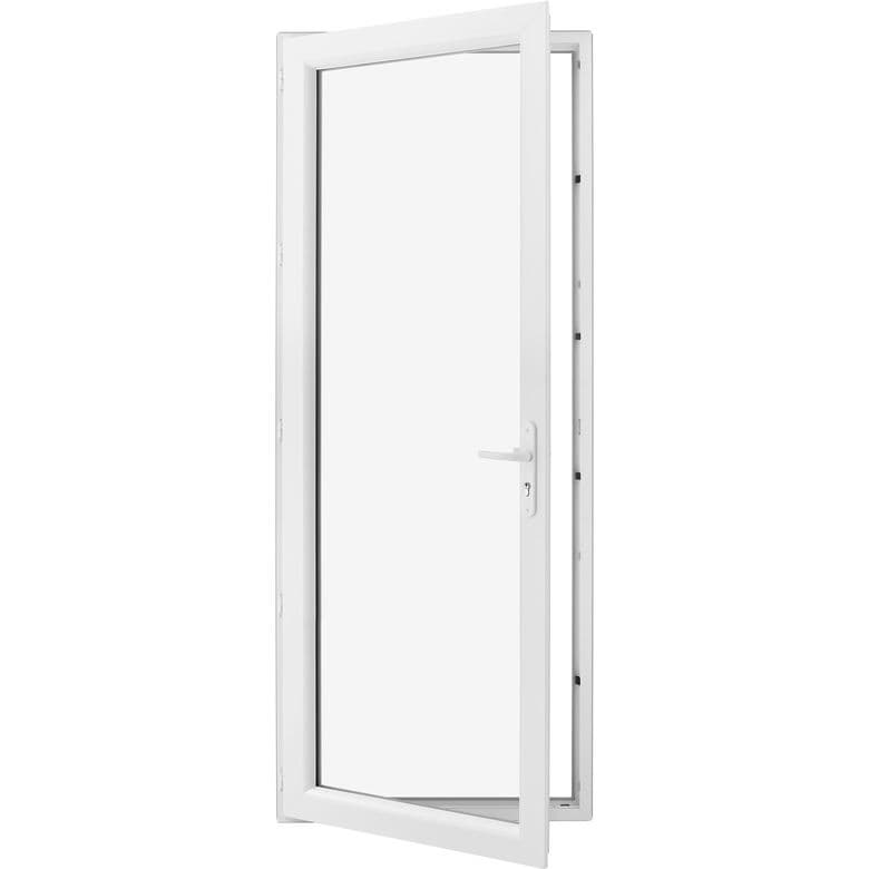 Porte-fenêtre Pria PVC 1 vantail à clé sans soubassement-Lapeyre