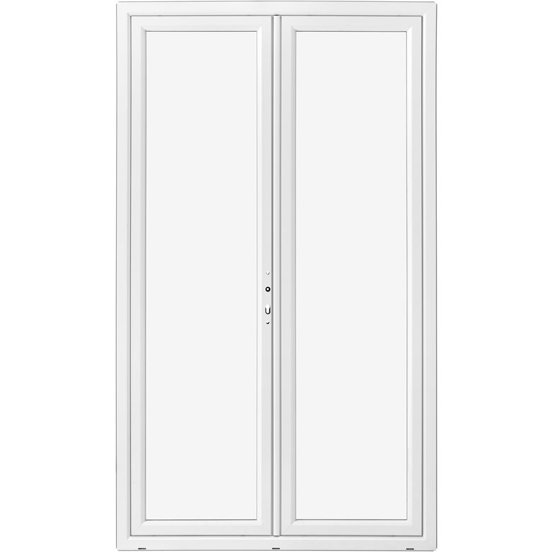 Porte-fenêtre Pria PVC 2 vantaux sans soubassement-Lapeyre