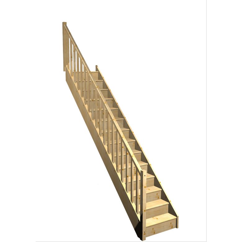 Escalier Faubourg droit rampe Moulure | Lapeyre