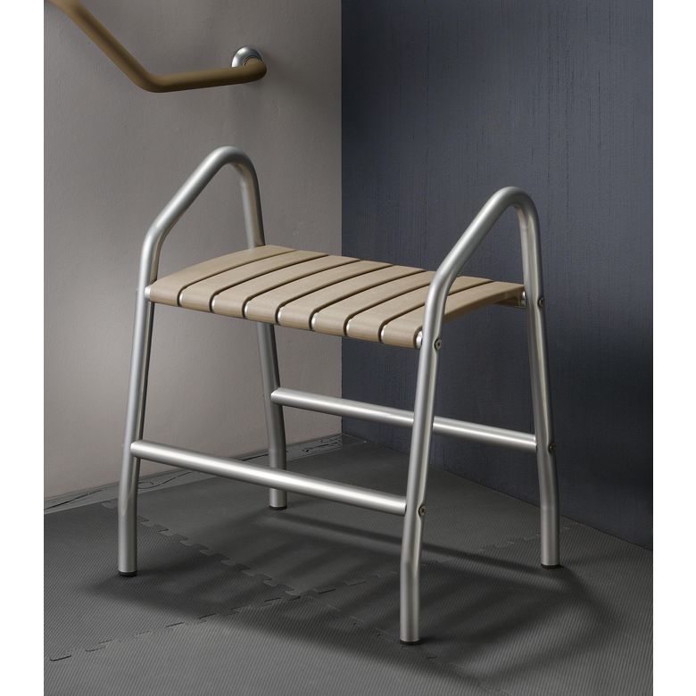 Banc de douche Gris taupe - Salle de bains