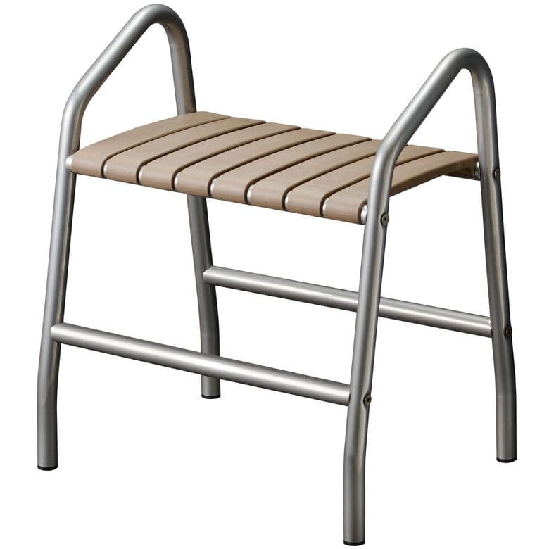 Banc de douche Gris taupe - Salle de bains