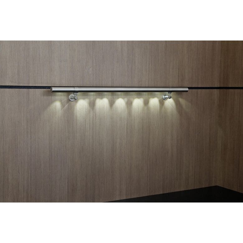 Main courante lumineuse en inox - Escaliers