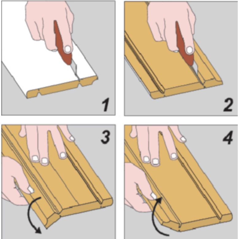 Plinthe 3 en 1 pour sol stratifié Actual Chêne gris - Sols & murs