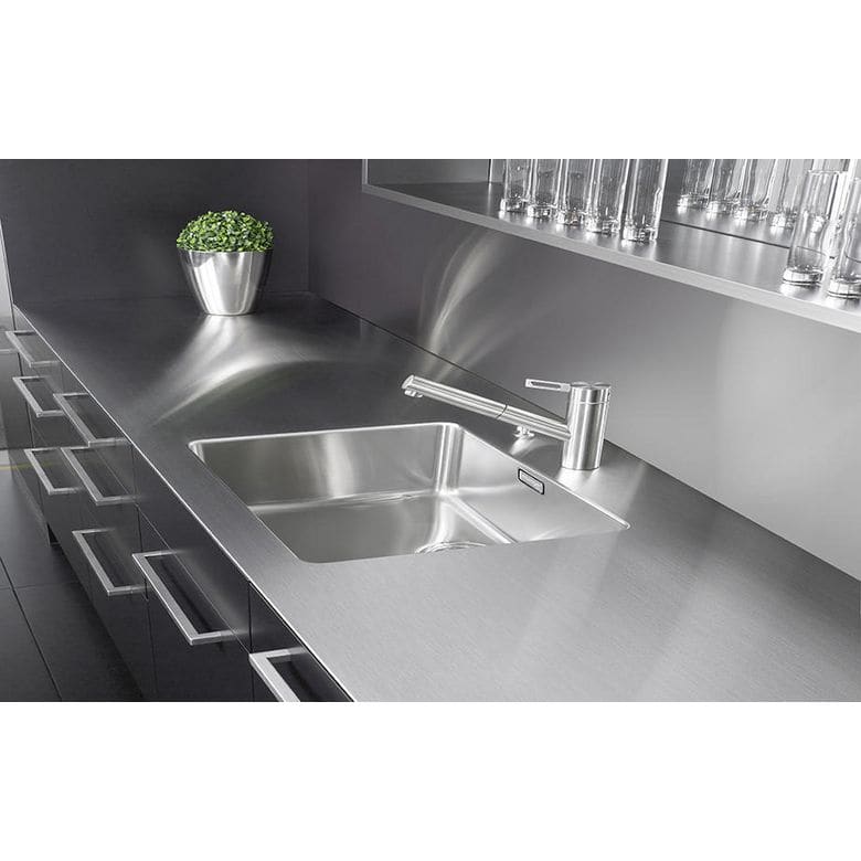 Crédence inox, crédence inox sur mesure - Lapeyre