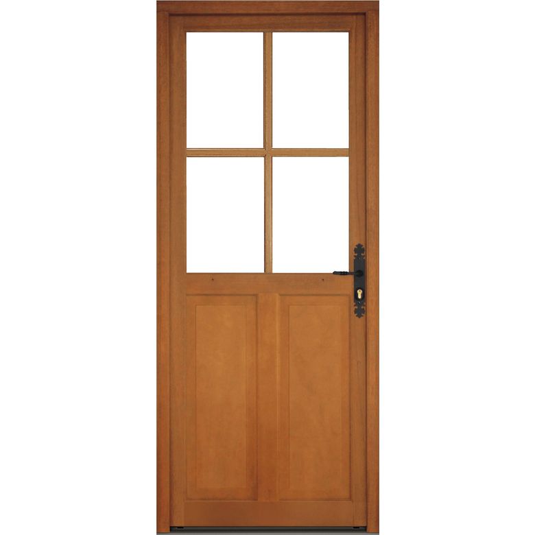 Porte d'entrée Montoire Bois exotique - Portes