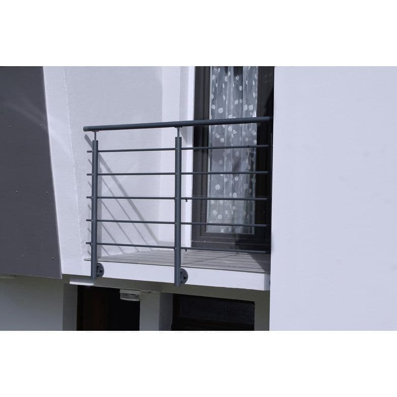 Balustrade Lisséo en aluminium latérale | Lapeyre