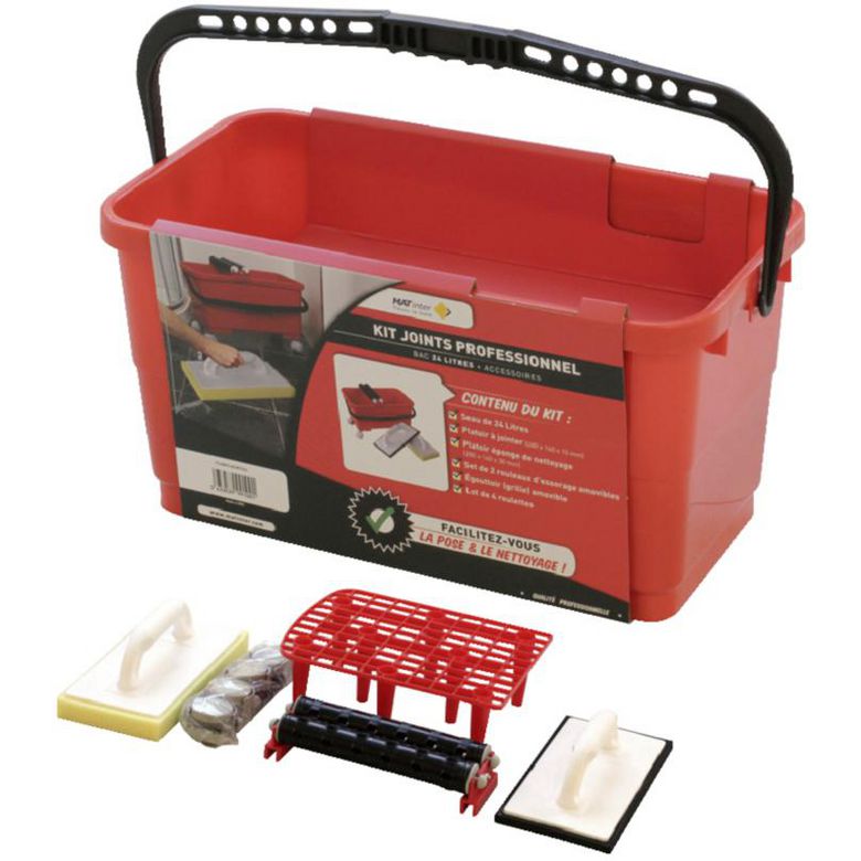 Kit joint pro 24 L + Accessoires - Sols et murs - Lapeyre