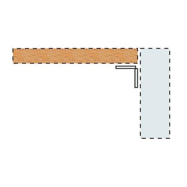 Équerre fixation, équerre plan de travail - Lapeyre