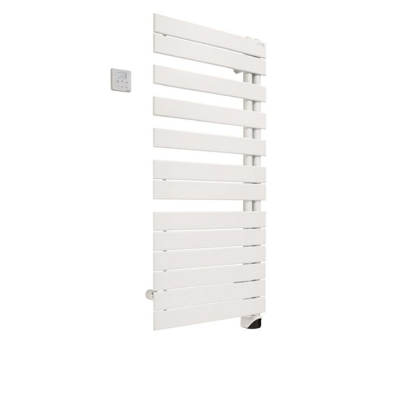 Sèche-serviettes électrique plat – Blanc – 60 cm x 40 cm - Ive